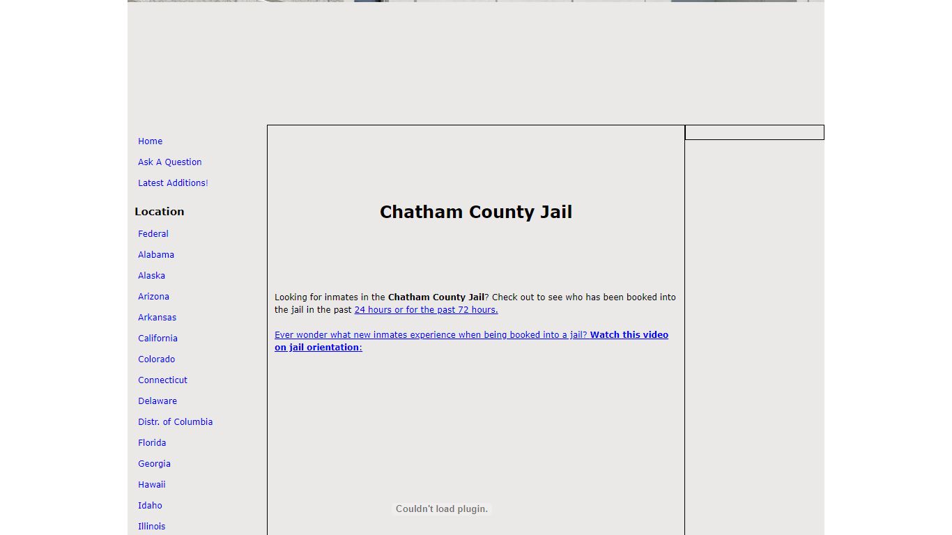 Chatham County Jail - The Free Inmate Locator